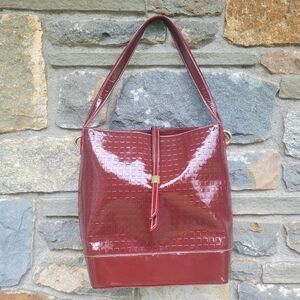 Arcadia Patent Leather Tote Bag